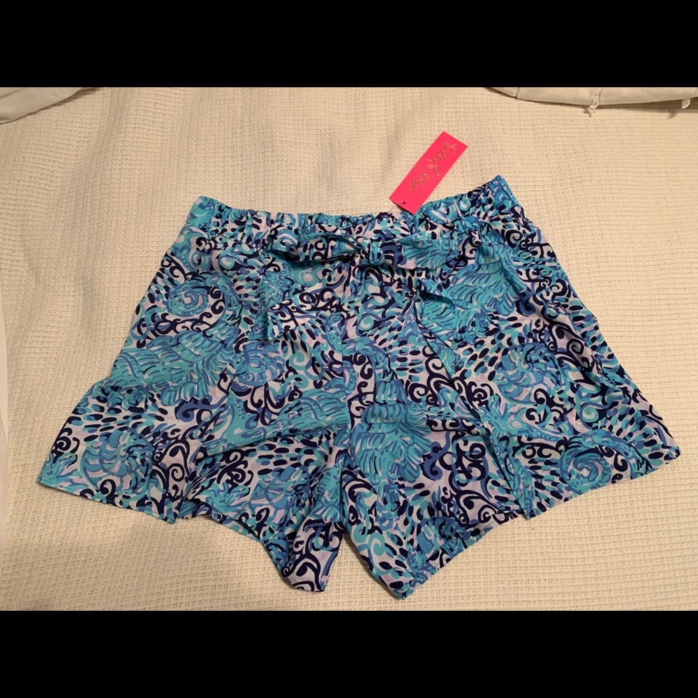 Lilly Pulitzer Mylee Tie Front Shorts